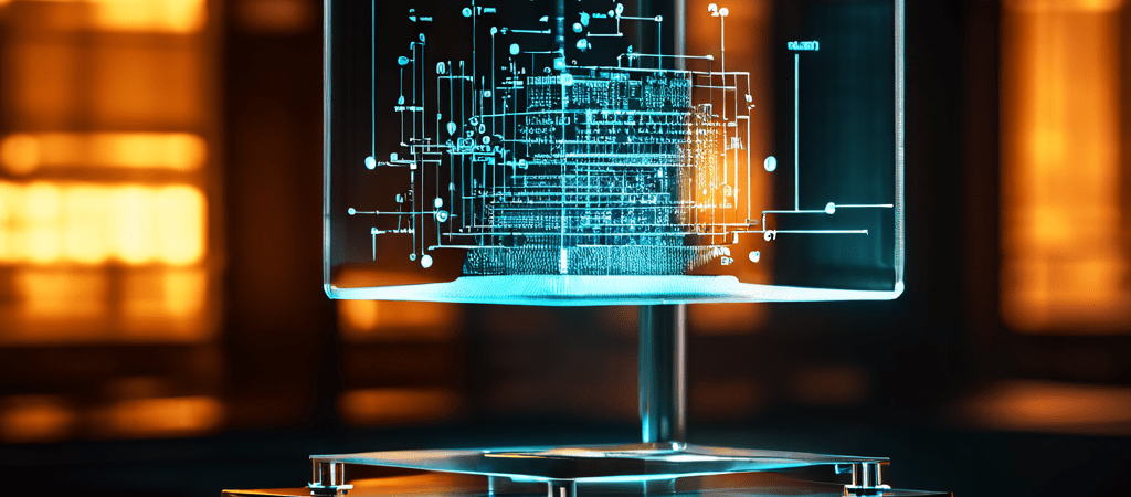디지털 저울 위에 놓인 무거운 데이터 큐브와 안정된 방패가 균형을 이루고, 그 뒤로 5GHz 와이파이 전파가 퍼져 나가는 모습이다.