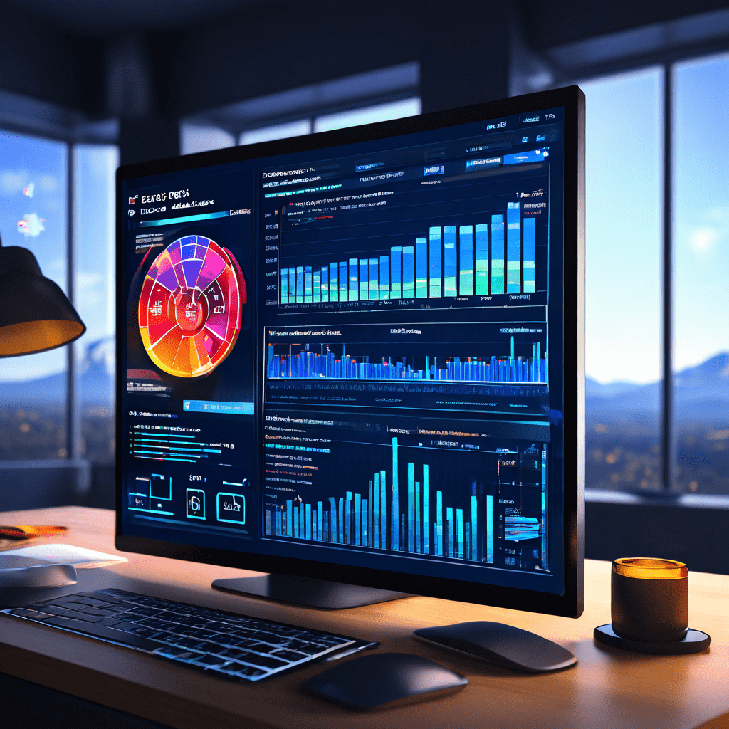 컴퓨터 화면에 차트와 계산서가 겹쳐진, 윈도우 11 파일 탐색기 갤러리 뷰의 비용을 분석한 인포그래픽입니다.