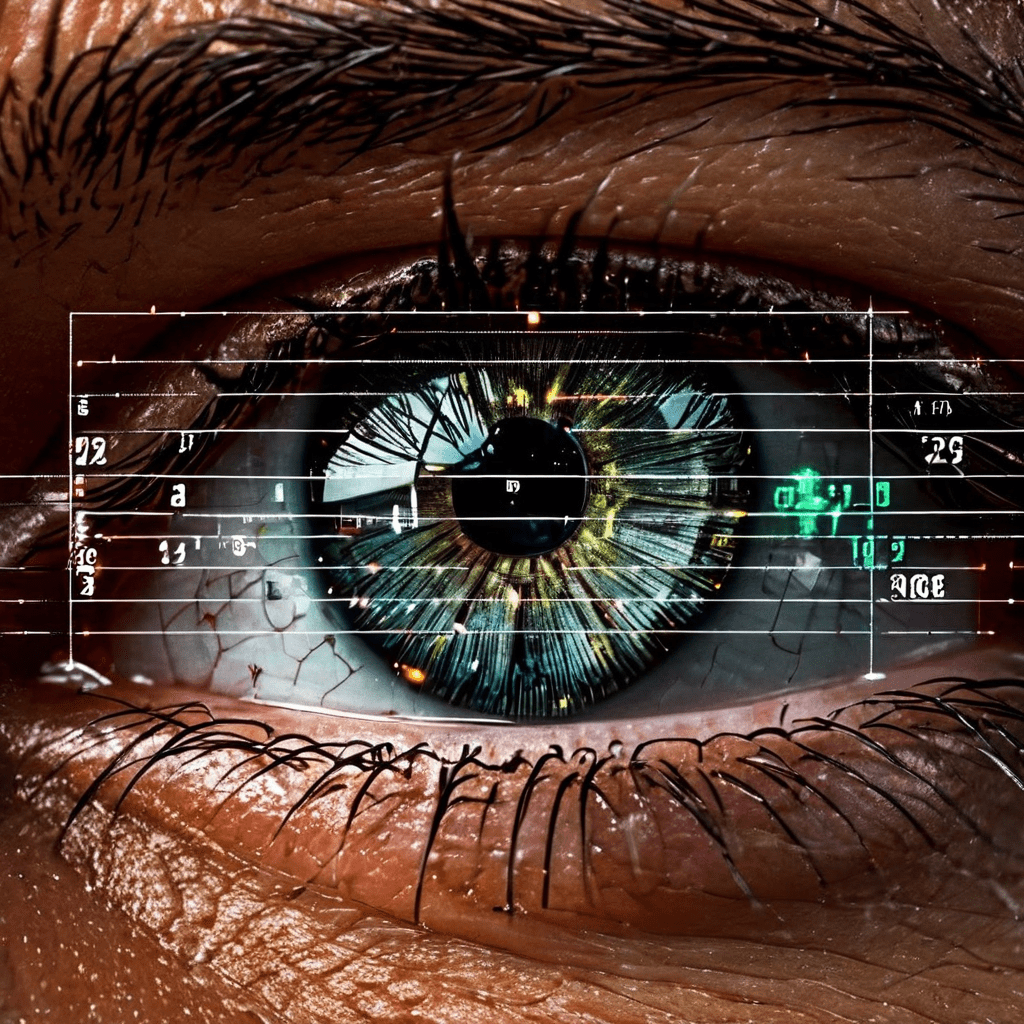 축구 심판이 대형 스크린에 표시된 1.88cm 오프사이드 디지털 라인을 집중해서 바라보며, 정밀한 기술과 인간의 판단이 맞서는 긴장감 넘치는 순간을 담은 이미지입니다.