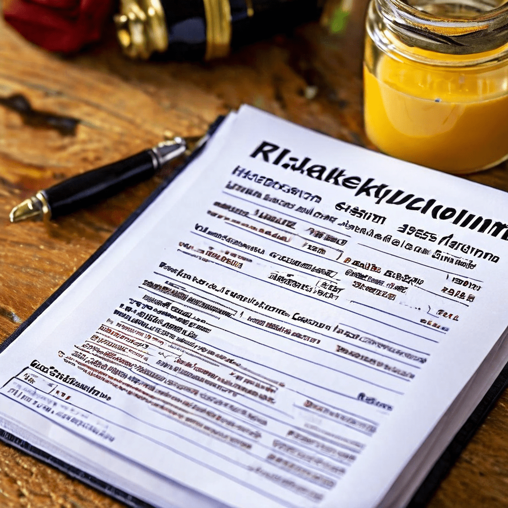 위험 노출 정량화 평가 체크리스트 문서로, 범주화된 위험 항목 옆의 체크박스와 수치 점수 열을 통해 위험 평가 과정을 구조화하여 보여줍니다.