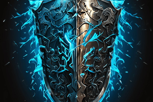 정보 공유라는 양날의 검은 감정적 유대감과 법적 위험이라는 상반된 양면성을 지닌 주제를 상징적으로 표현하며, 디지털 시대의 복잡한 커뮤니케이션 딜레마를 한 장면에 담아냅니다.