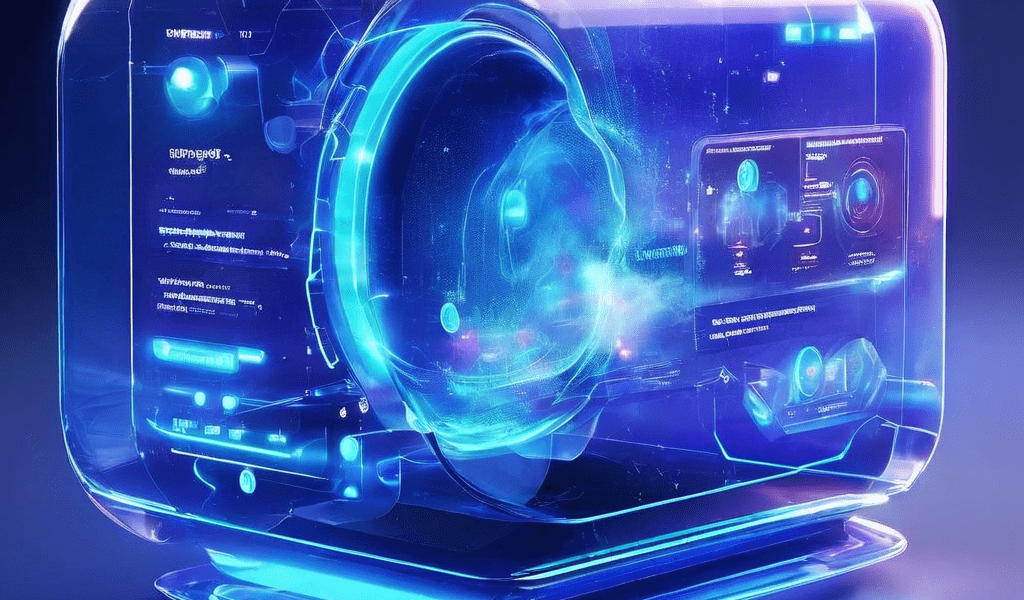Abstract futuristic chat scroll interface with glowing data paths, representing broadcast reactions in slot stream discussions.