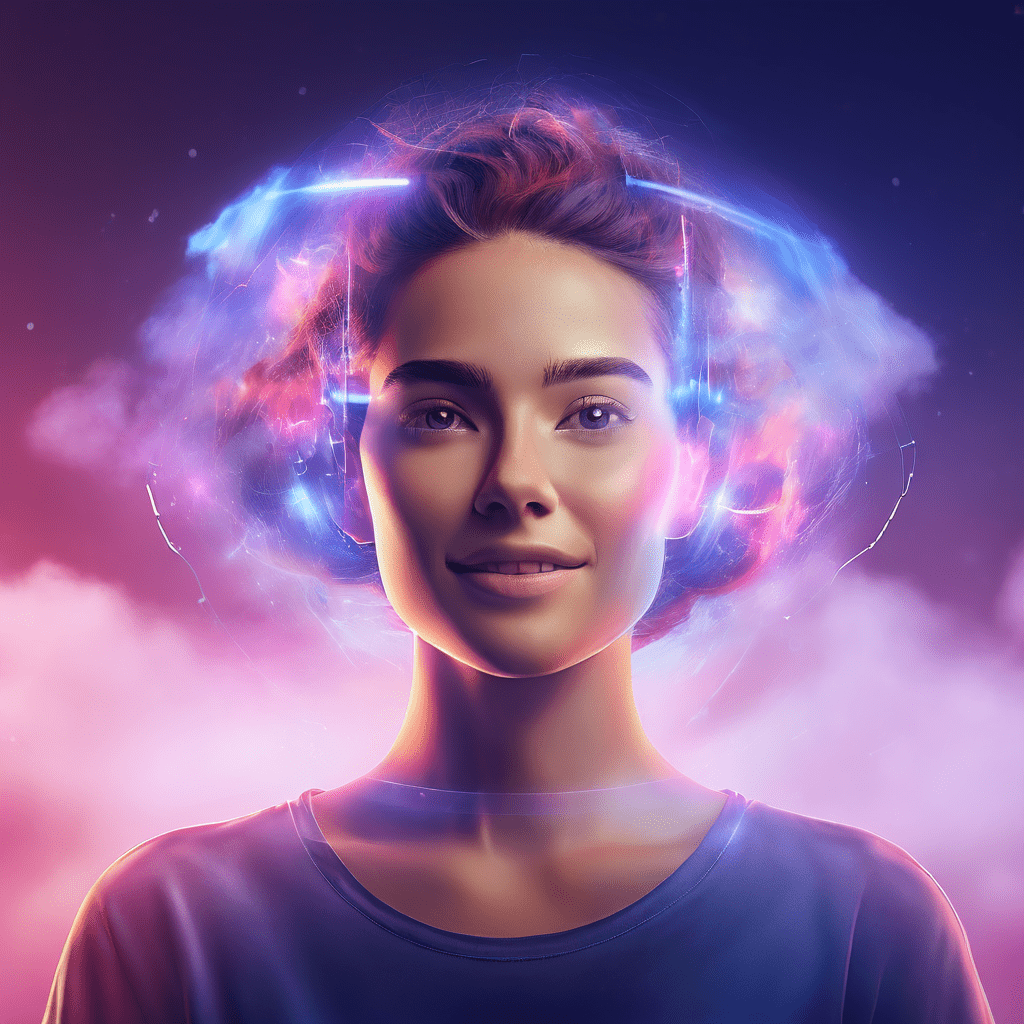 Streamer face cam timing delay visualized in a futuristic cloud-based service interface with layered data flow and operator...