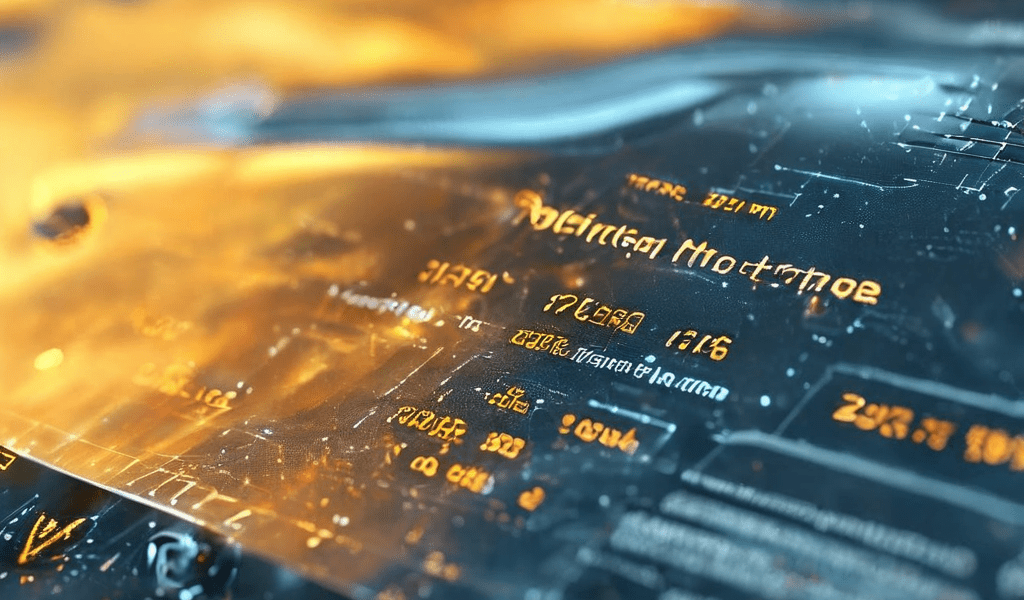 Futuristic digital interface showing domain registration date verification with layered data flows and secure cloud service...