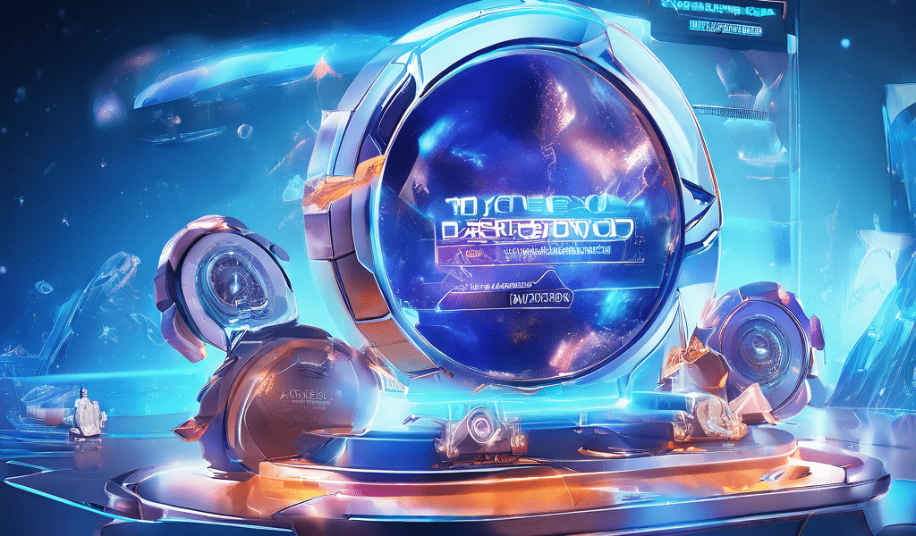 Close-up digital interface showing a banner notice with layered secure online service flow and premium SaaS atmosphere.
