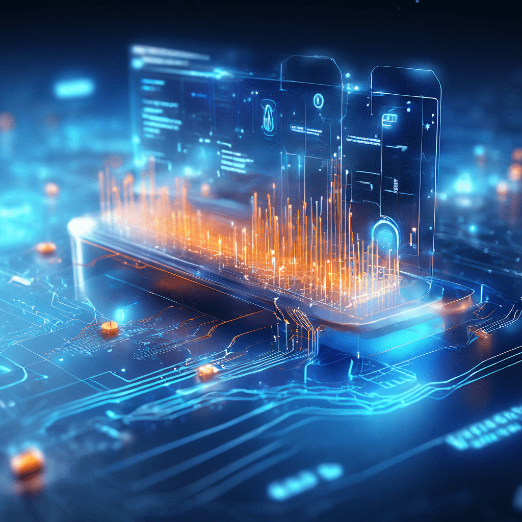 Futuristic digital interface with layered glow and secure data paths representing online platform threads that share verified...